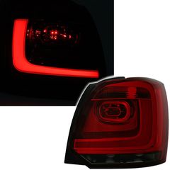 Πισινά Φανάρια Set Για Vw Polo 6R 09-14 Led Bar GTI Look Κόκκινο/Φιμέ Eagle Eyes