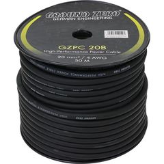 Ground Zero GZPC 20B Καλώδιο Γείωσης-Ρεύματος 4AWG (Κουλούρα 50m.)