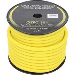 Ground Zero GZPC 35Y Καλώδιο Ρεύματος-Γείωσης 2AWG (Κουλούρα 30m.)