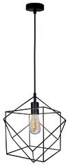 Μονόφωτο Μαύρο Cube Quadro Viokef 4193400