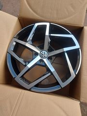 ZA 7.5x17 5x100 35/57.1 Black diamond VW LOGO