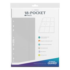 Ultimate Guard 18-Pocket Pages Side-Loading White (10)-thumb-1