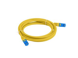 LANBERG PATCHCORD S/FTP CAT.6A 3M YELLOW LSZH-thumb-1