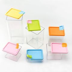 6 Τεμάχια τάπερ/δοχεία φαγητού Stackable & Space-Savvy Pocket Block Container 3557