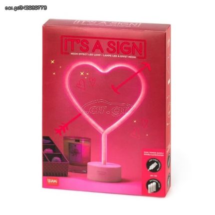 Λάμπα Καρδιά Legami LED It's a Sign Neon Effect 903