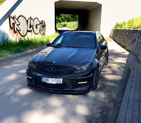 Μάσκα για Mercedes C-Class W204 (2007-2014) Sport Piano Black-thumb-2