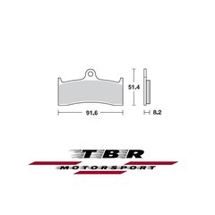 ΜΕΤΑΛΛΙΚΑ ΤΑΚΑΚΙΑ SINTER METAL PADS TBR801