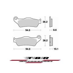 ΜΕΤΑΛΛΙΚΑ ΤΑΚΑΚΙΑ SINTER METAL PADS TBR794