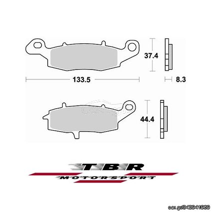 ΜΕΤΑΛΛΙΚΑ ΤΑΚΑΚΙΑ SINTER METAL PADS TBR787