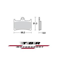 ΤΑΚΑΚΙ BRAKE PADS TBR786 PR-1 KTM  SUPER ADVENTURE S ABS 1290 21 FRONT - L / R