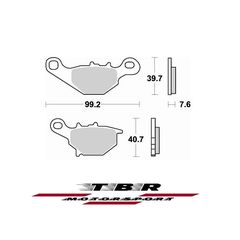 ΜΕΤΑΛΛΙΚΑ ΤΑΚΑΚΙΑ SINTER METAL PADS TBR785