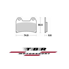 ΤΑΚΑΚΙ BRAKE PADS TBR784 PR-1 APRILIA  RS PISTA 250 04 FRONT - L /