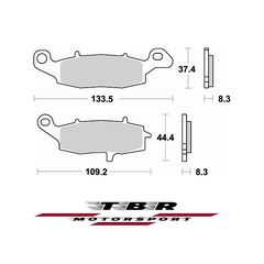 ΜΕΤΑΛΛΙΚΑ ΤΑΚΑΚΙΑ SINTER METAL PADS TBR782