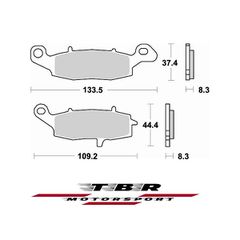ΜΕΤΑΛΛΙΚΑ ΤΑΚΑΚΙΑ SINTER METAL PADS TBR782