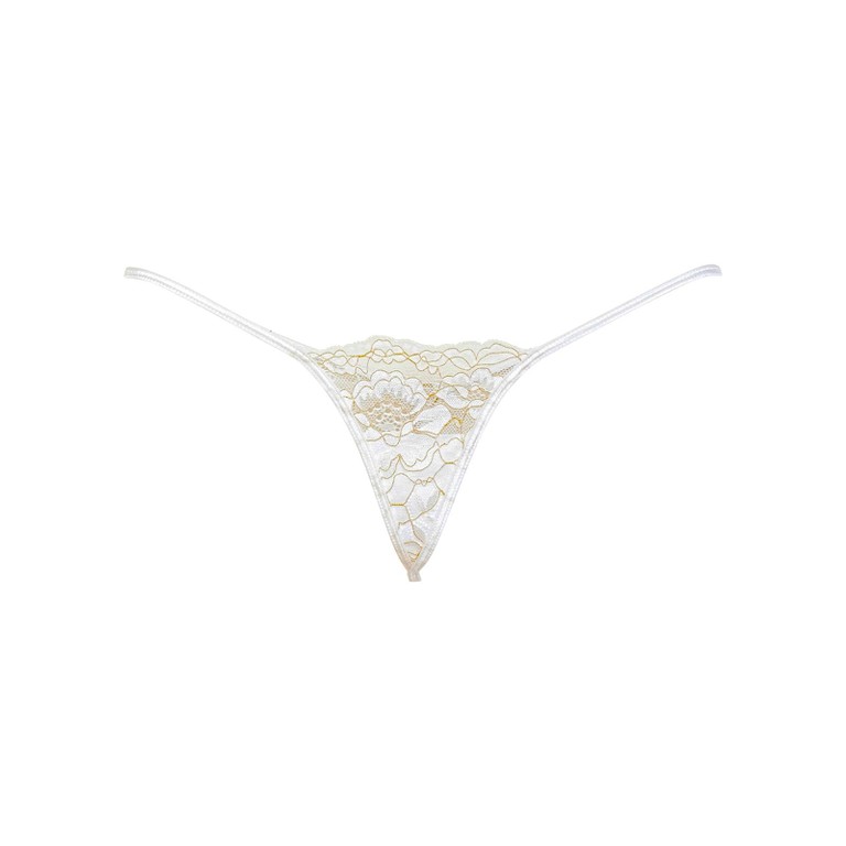 Λευκό Micro Slip G-String Jacqueline