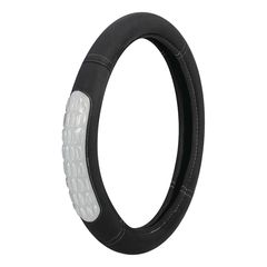 ΚΑΛΥΜΜΑ ΤΙΜΟΝΙΟΥ GEL GRIP (S) 35/37cm ΜΙΚΡΟΙΝΕΣ/ΤΖΕΛ ΜΑΥΡΟ/ΓΚΡΙ ΑΟΣΜΟ ECO-FRIENDLY