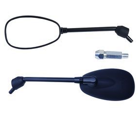 Καθρέπτες Piaggio Beverly 250-350 Νίκελ/Μαυρο-thumb-1
