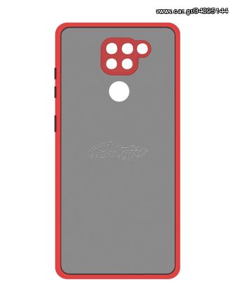 Superbest Ultra Hybird Border Matte Case For Xiaomi Redmi Note 9 - Red