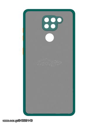 Superbest Ultra Hybird Border Matte Case For Xiaomi Redmi Note 9 - GREEN