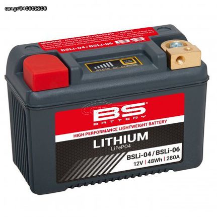 ΜΠΑΤΑΡΙA BS BATTERY BSLI-04/06 ΛΙΘΙΟΥ.