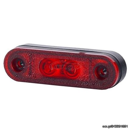 ΦΩΣ ΟΓΚΟΥ LD958 12/24V 2LED HORPOL ΚΟΚΚΙΝΟ (7,9 x 2,4 cm) -1ΤΕΜ.