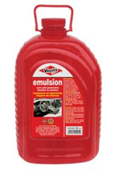 VOULIS EMULSION 5L   Το προϊόν διεισδύει στο εσωτερικό των δερμάτων και των πλαστικών, τα κρατά ενυδατωμένα και τα συντηρεί, προστατεύοντας τα ταυτόχρονα από την ηλιακή ακτινοβολία. Προστατεύει και απ