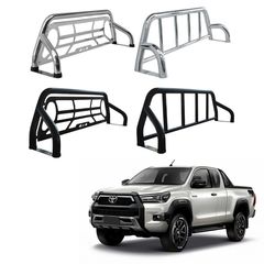 Toyota Hilux (Invincible,Cruiser) 2020+ Ανοξείδωτο Roll Bar (Double)