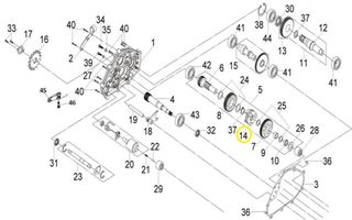 Κόμπλερ Ταχυτήτων TGB Blade.325 23475-RB1-000