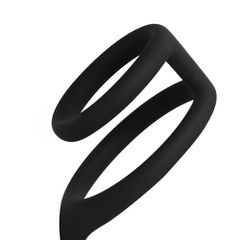 Remote Controlled Metal Vibrating Butt Plug with rings-thumb-4