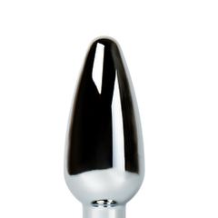 Remote Controlled Metal Vibrating Butt Plug 9.5x3.7 cm-thumb-6