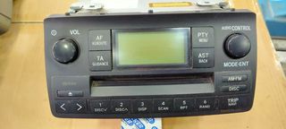  Ράδιο-CD--TOYOTA COROLLA (86120-02260)-E12--(MONT-2002-2006) E120 E130
