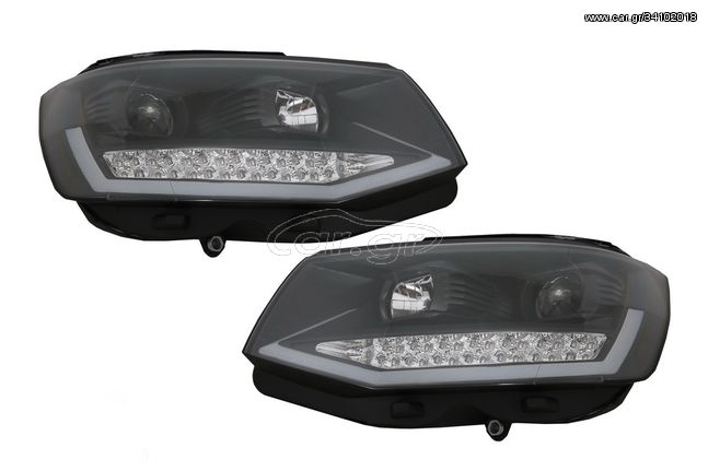 ΦΑΝΑΡΙΑ ΕΜΠΡΟΣ Headlight Transporter T6 (2015-2020) Headlights VW TUBE LED BAR 