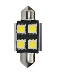 ΛΑΜΠΑΚΙΑ ΠΛΑΦΟΝΙΕΡΑΣ C5W 24V 0,24W SV8,5 36mm CAN-BUS 4xSMD5050 PREMIUM ΛΕΥΚΟ 1ΤΕΜ M-TECH
