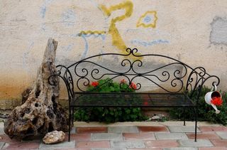 Παλιός μεταλικός καναπές-thumb-2