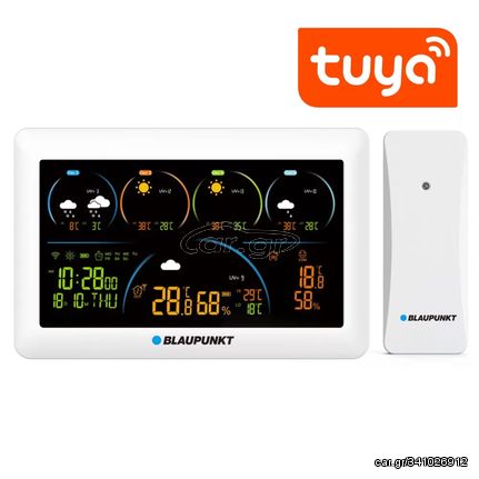 BLAUPUNKT ΜΕΤΕΩΡΟΛΟΓΙΚΟΣ ΣΤΑΘΜΟΣ 6,7" ΜΕ TUYA APP ΛΕΥΚΟ WS50WH