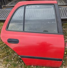 ΠΟΡΤΑ ΠΙΣΩ ΔΕΞΙΑ NISSAN SUNNY N14 1991-1995 SEDAN ΚΟΚΚΙΝΗ-thumb-2