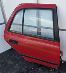 ΠΟΡΤΑ ΠΙΣΩ ΔΕΞΙΑ NISSAN SUNNY N14 1991-1995 SEDAN ΚΟΚΚΙΝΗ