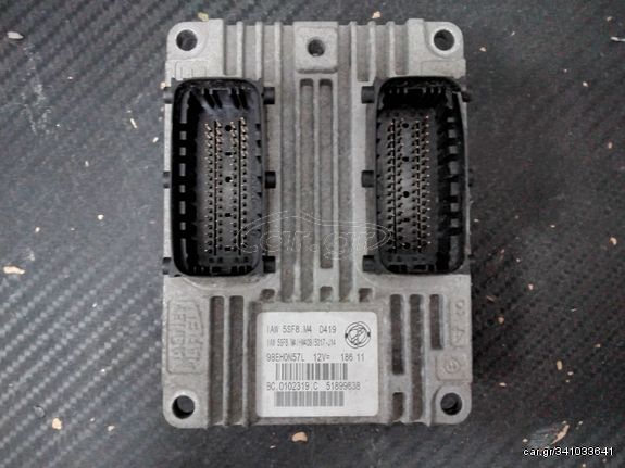 FIAT PANDA ΕΓΚΕΦΑΛΟΣ MARELLI IAW 5SF8.M4,51899838,HW409 ΕΤΟΙΜΟΣ ΠΡΟΓΡΑΜΜΑΤΙΣΜΕΝΟΣ(VIRGIN)