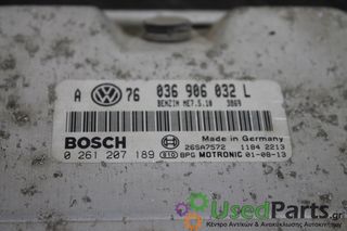 VW - GOLF - Εγκέφαλος ECU - 5ΠΟΡΤΟ - ΕΤΟΣ: 1998-2004 - ΚΩΔ.ΚΑΤ/ΣΤΗ: 036906032L  0261207189