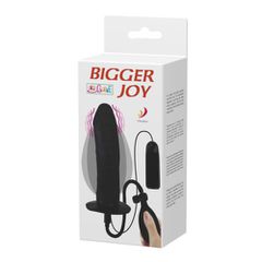 Inflatable vibrating anal plug dildo Bigger Joy-thumb-4