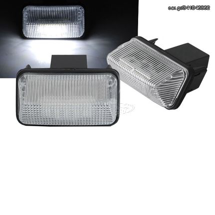 Carro Led Φαναράκια Πινακίδας Για Toyota Auris E15 Hatchback 06-12, Corolla E12 00-08 & E15 07-19, Avensis T25 03-08 , T30 08-19 , Prius 11-19 , Verso 09-19 Ζευγάρι 2 Τεμάχια / CAR-7100