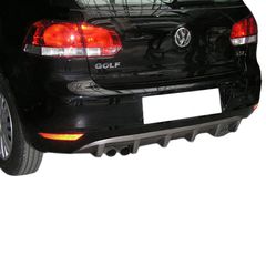 Carro Diffuser Πίσω Προφυλακτήρα Για VW Golf VI (6) 08-12 Από Abs Πλαστικό 1 Τεμάχιο / MD-012145