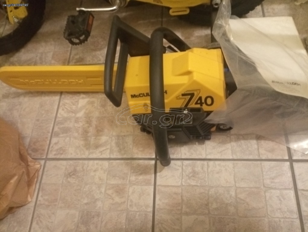 2 αλυσοπρίονα black&decker και McCulloch 740
