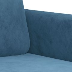 Πολυθρόνα Μπλε 60 εκ. Βελούδινη 359431-thumb-5