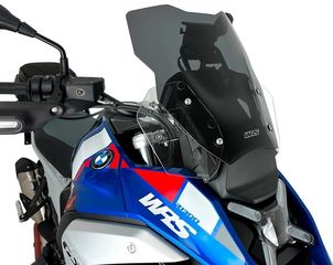 ΛΥΡΗΣ WRS ΖΕΛΑΤΙΝΑ TOURING ΣΚΟΥΡΟ ΦΙΜΕ ΜΕ ΡΑΝΤΑΡ ΓΙΑ BMW R 1300 GS 23-24, BM091FS