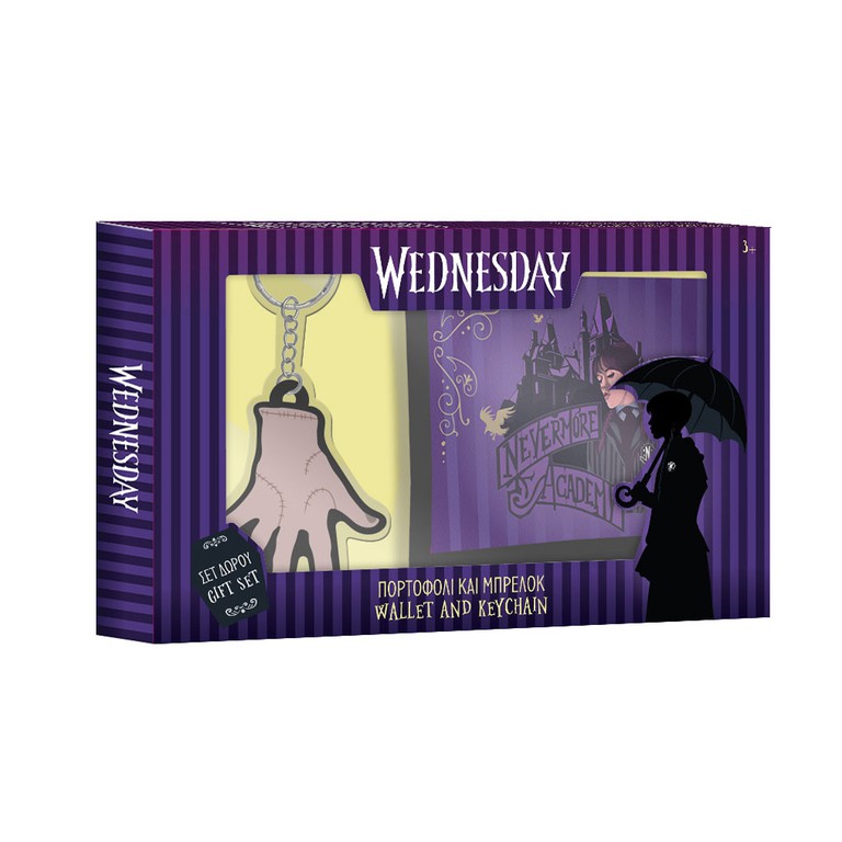 WEDNESDAY - Gift Set - Wallet + Keychain