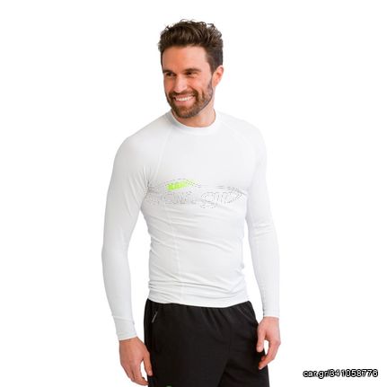 JOBE RASH GUARD LONGSLEEVE MEN WHITE