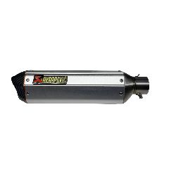 ΕΞΑΤΜΙΣΗ AKRAPOVIC ΠΟΛΥΓΩΝΗ SHORT ΑΣΗΜI / CARBON TIP