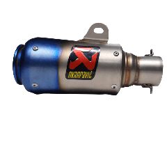 ΕΞΑΤΜΙΣΗ AKRAPOVIC ΚΟΝΤΗ ΜΕΛΑΝΙΑΣΜΕΝΗ Φ51
