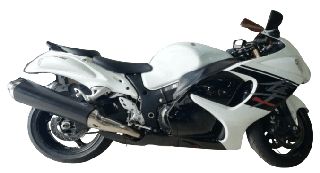 FULL FAIRING ΣΕΤ ΠΛΑΣΤΙΚΑ SUZUKI HAYABUSA GSXR1300 2008-2020 ΑΣΠΡΟ ΜΑΥΡΕΣ ΛΕΠΤΟΜΕΡΙΕΣ